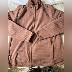 Free Fly Apparel Men's Full-Zip Sweater Jacket in Mauve Brown